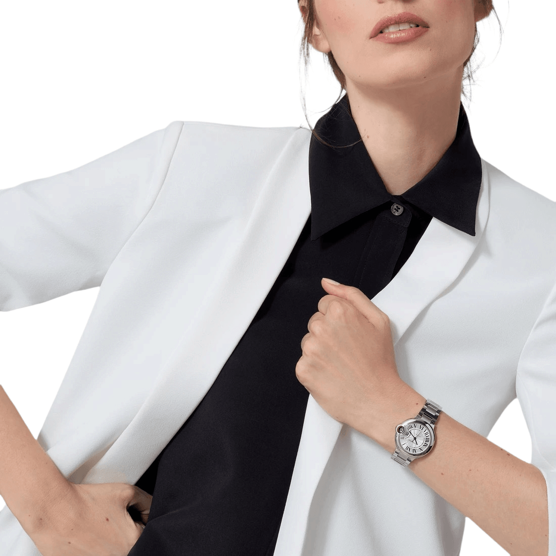 CARTIER Ballon Bleu Argenté/or rose