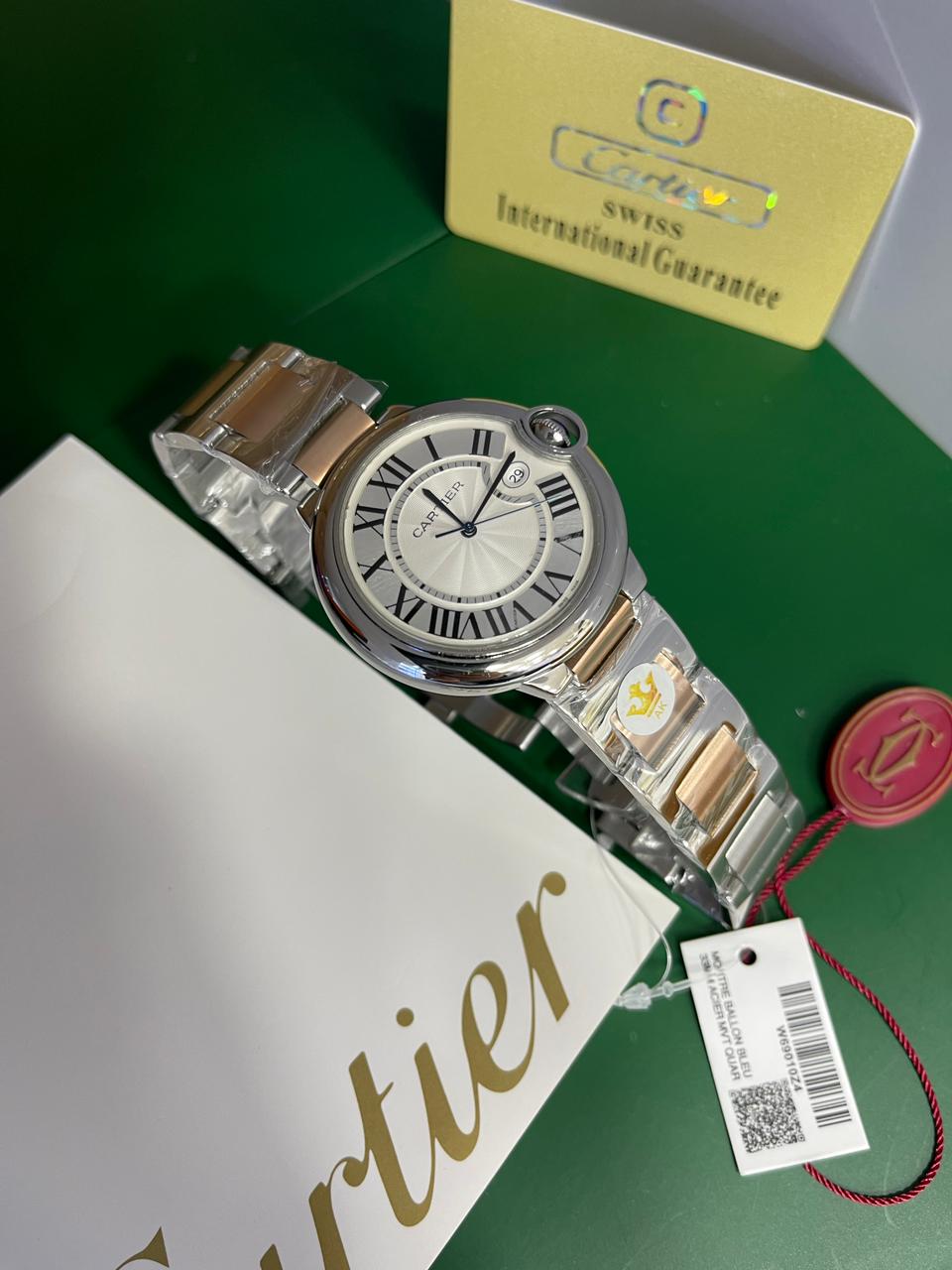 CARTIER Ballon Bleu Argenté/or rose