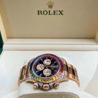 Rolex Daytona Rainbow Or Rose