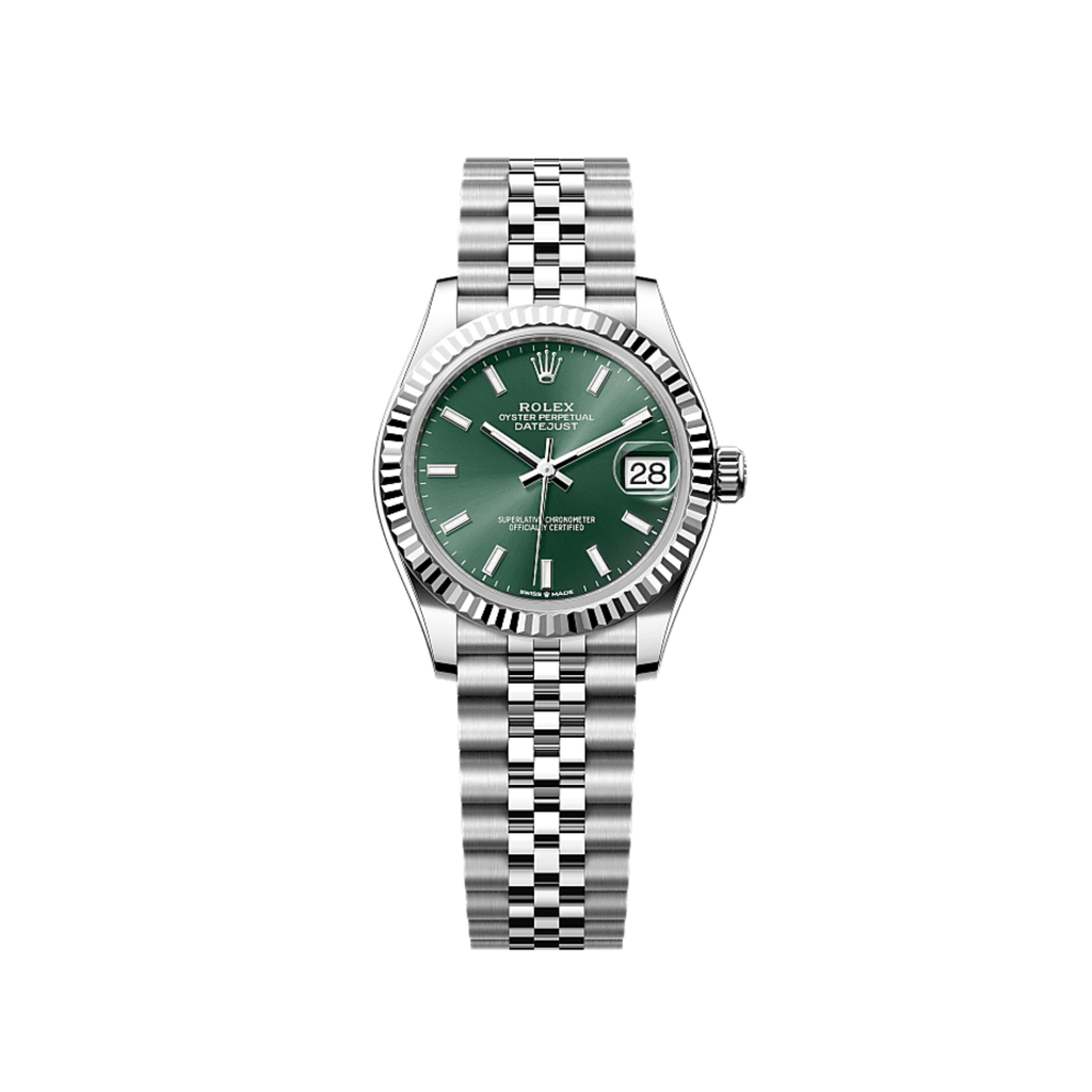 Datejust Vert acier Oystersteel et gris Femme