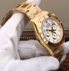 Rolex Daytona Acier Yellow Gold White Dial