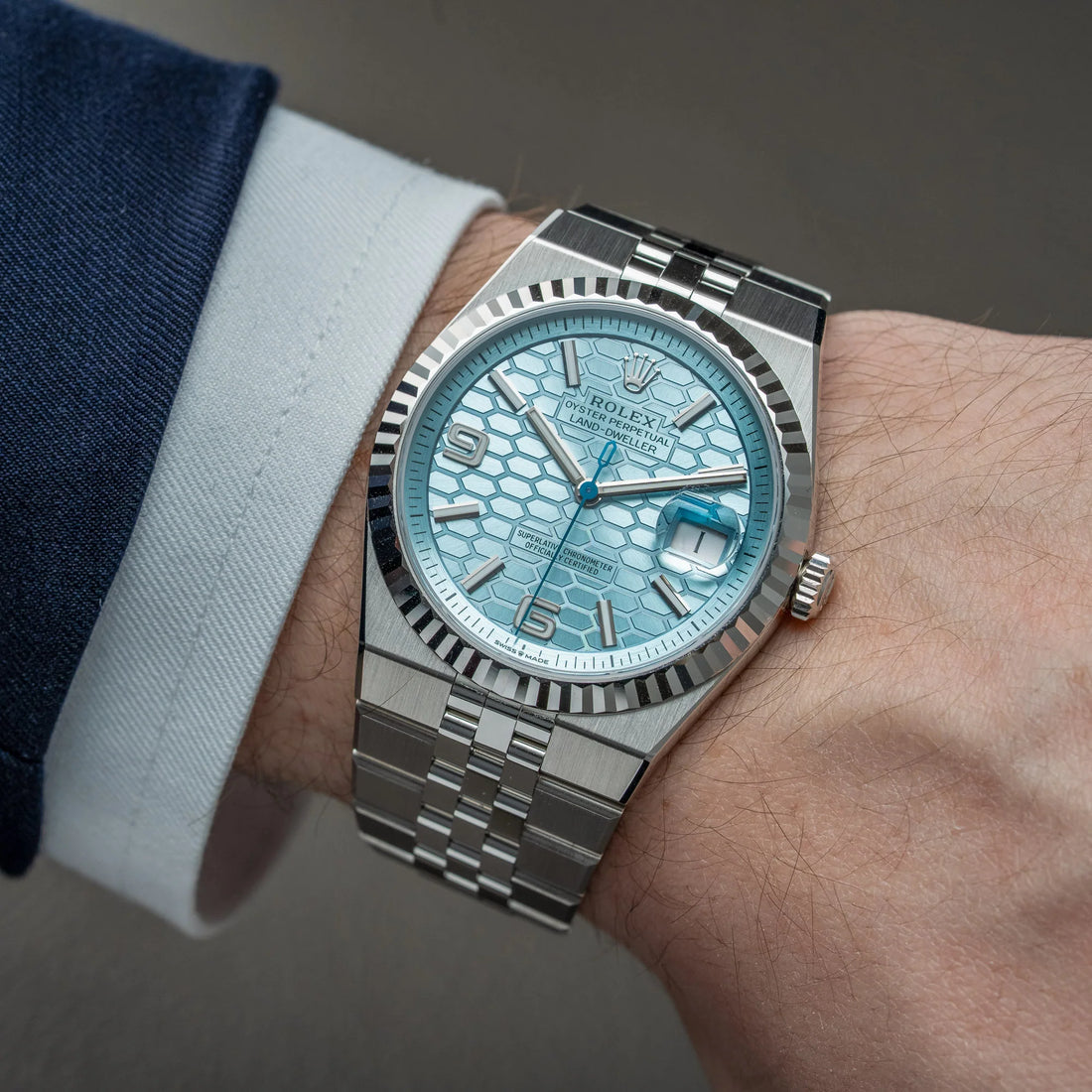 Rolex Land Weller Suisse Blue