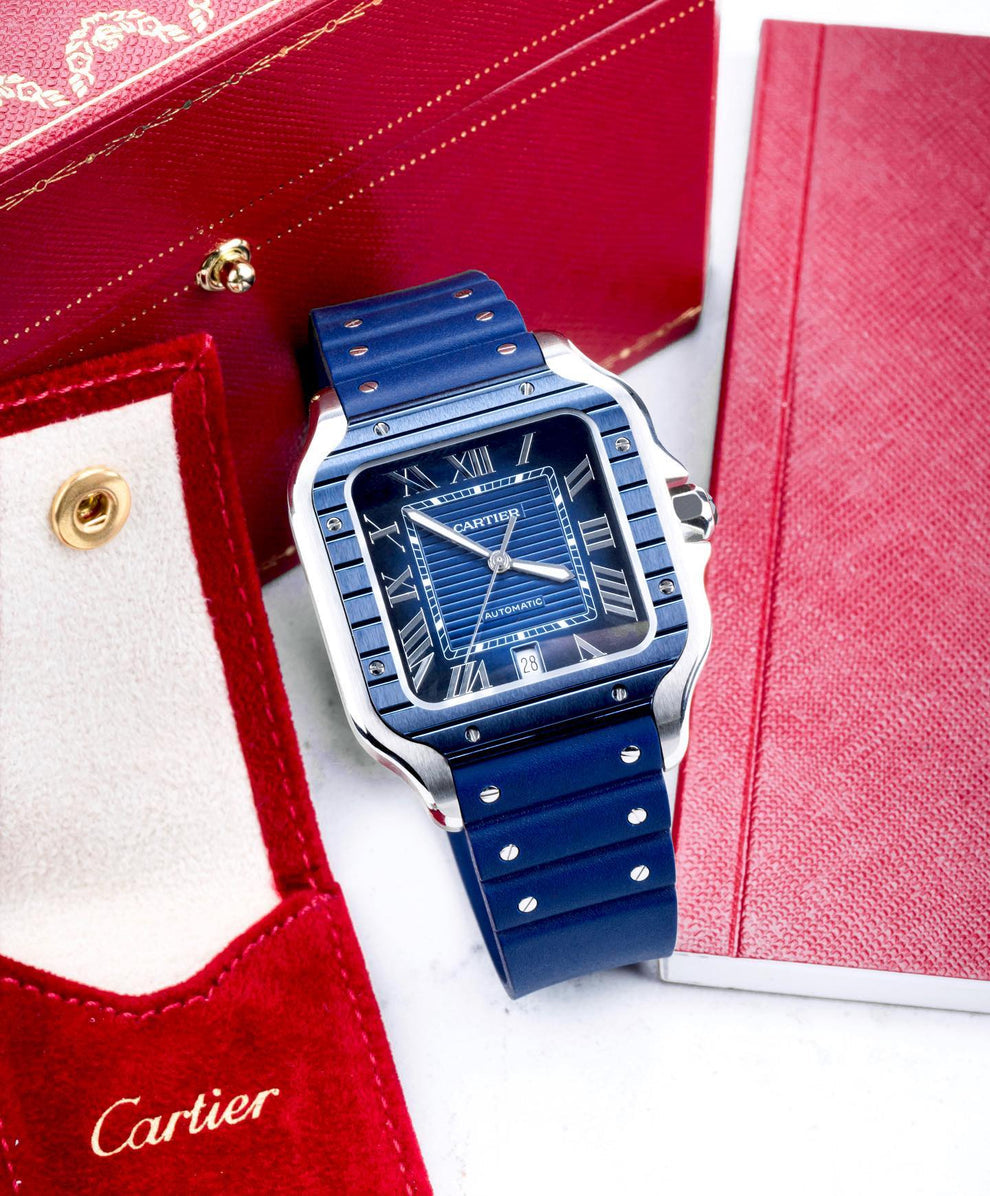 CARTIER SANTOS BLEU