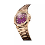 Patek Philippe Nautilus 7010/1R-013 Or rose et diamants Cadran violet