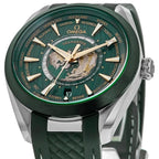 MONTRE OMEGA SEAMASTER POUR HOMME EN CAOUTCHOUC VERT