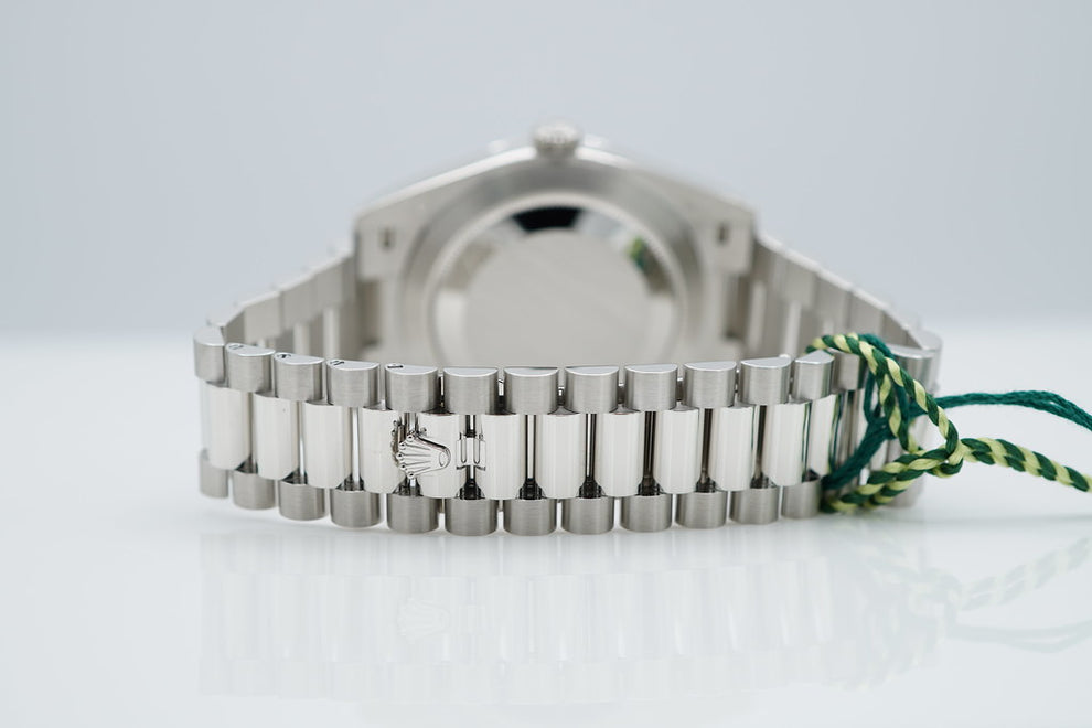 Rolex DAY DATE PLATINUM ICE BLUE