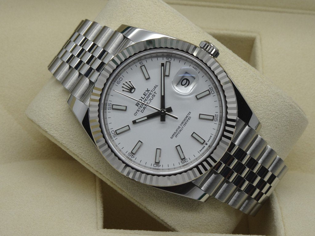 RX Montre Datejust 41 Blanc Jubilé Pour Homme
