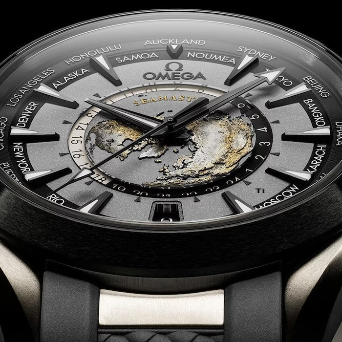MONTRE HOMME OMEGA SEAMASTER EN CAOUTCHOUC GRIS