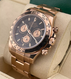 Rolex Daytona Acier Everose Gold Black Dial
