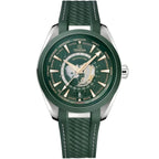 MONTRE OMEGA SEAMASTER POUR HOMME EN CAOUTCHOUC VERT