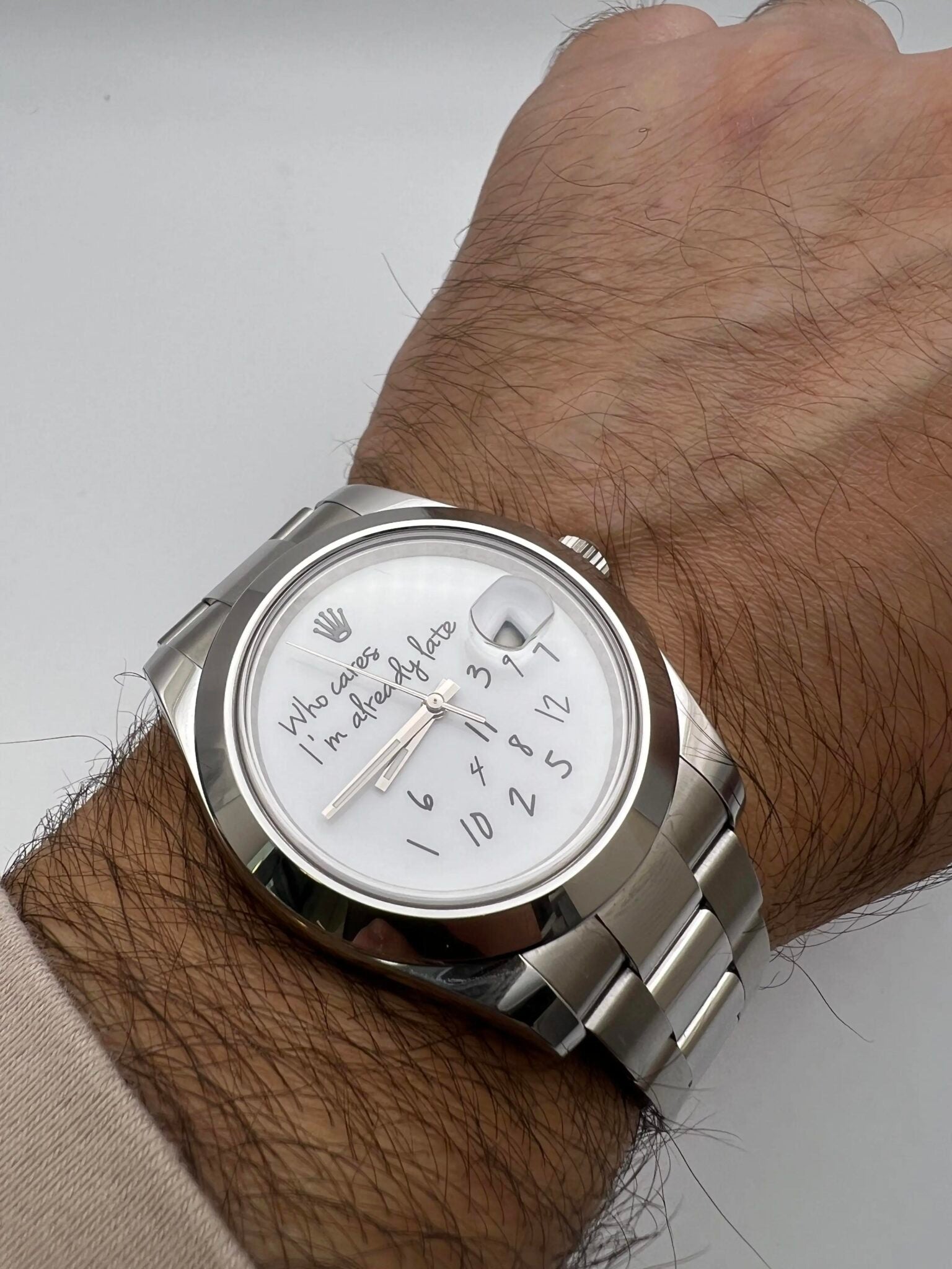 Rolex Datejust 41 Who Cares I’m Already Late