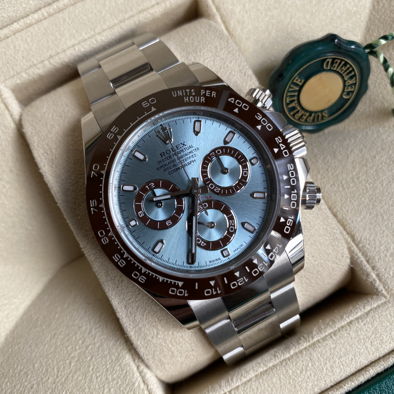 Rolex Daytona Platona Bleu Ciel