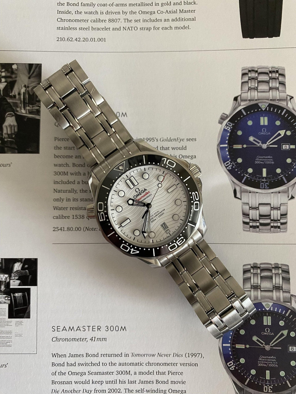 MONTRE OMEGA SEAMASTER DIVER 300M CO-AXIAL MASTER CHRONOMETER 42 MM