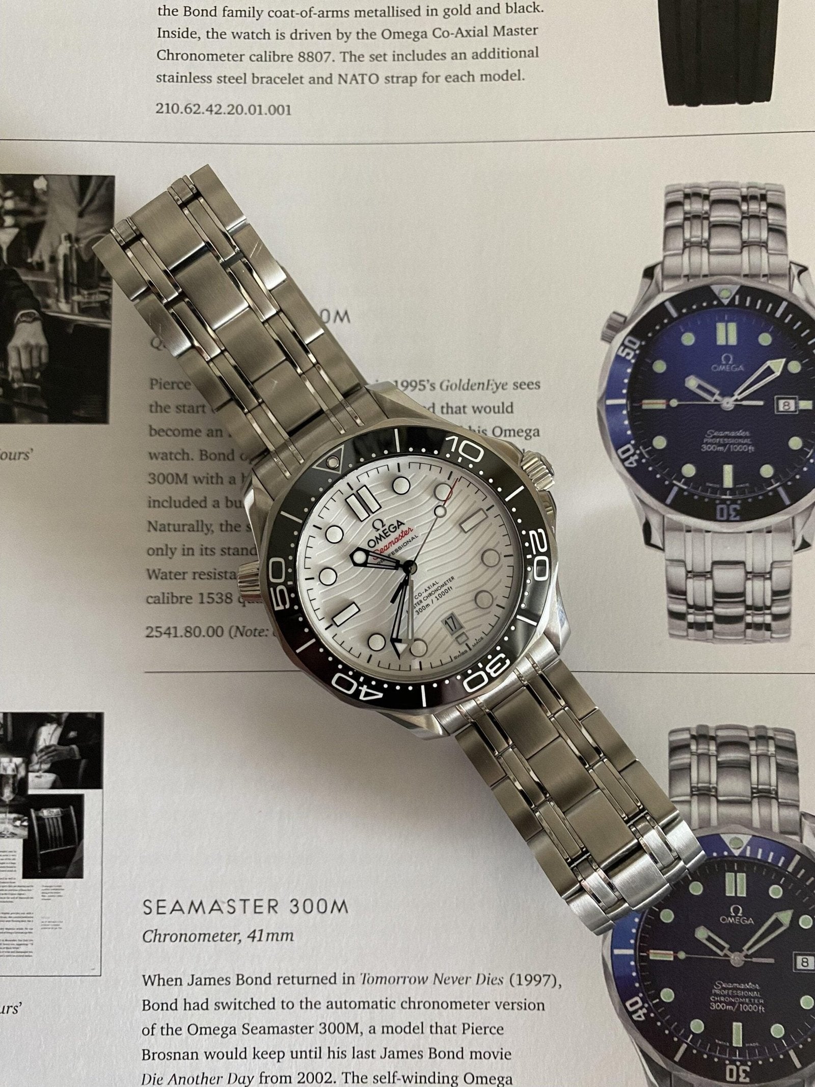 MONTRE OMEGA SEAMASTER DIVER 300M CO-AXIAL MASTER CHRONOMETER 42 MM