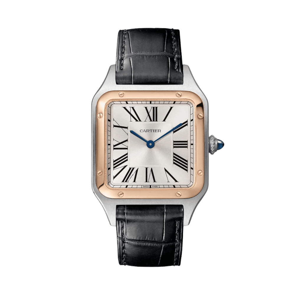 Cartier Santos Dumont Or Rose Gris