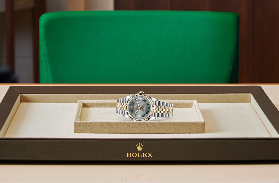 DATEJUST JAUNE/GRIS