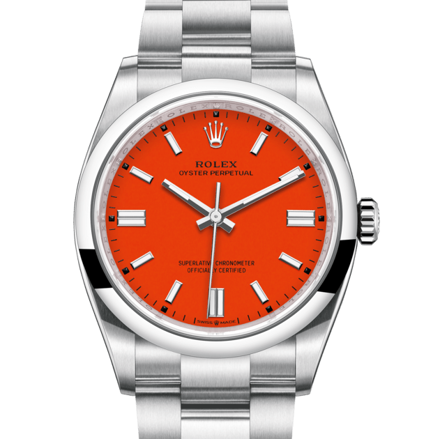 oyster perpetual orange 36mm
