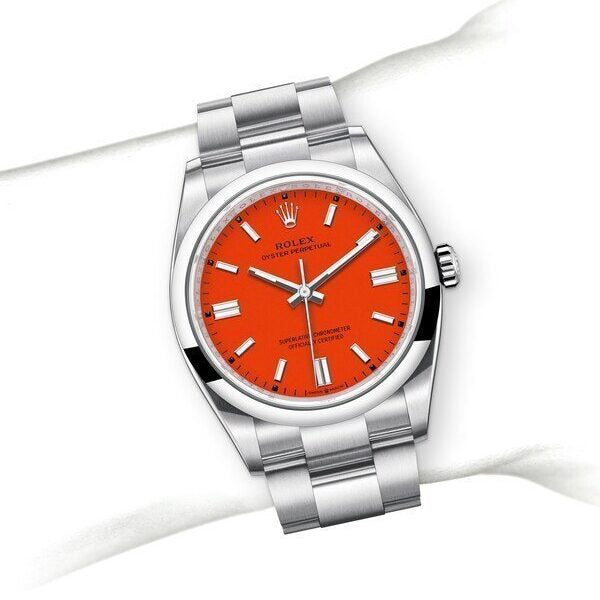 oyster perpetual orange 36mm