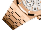 ROYAL OAK CHRONOGRAPHE-ROSE/BLANC