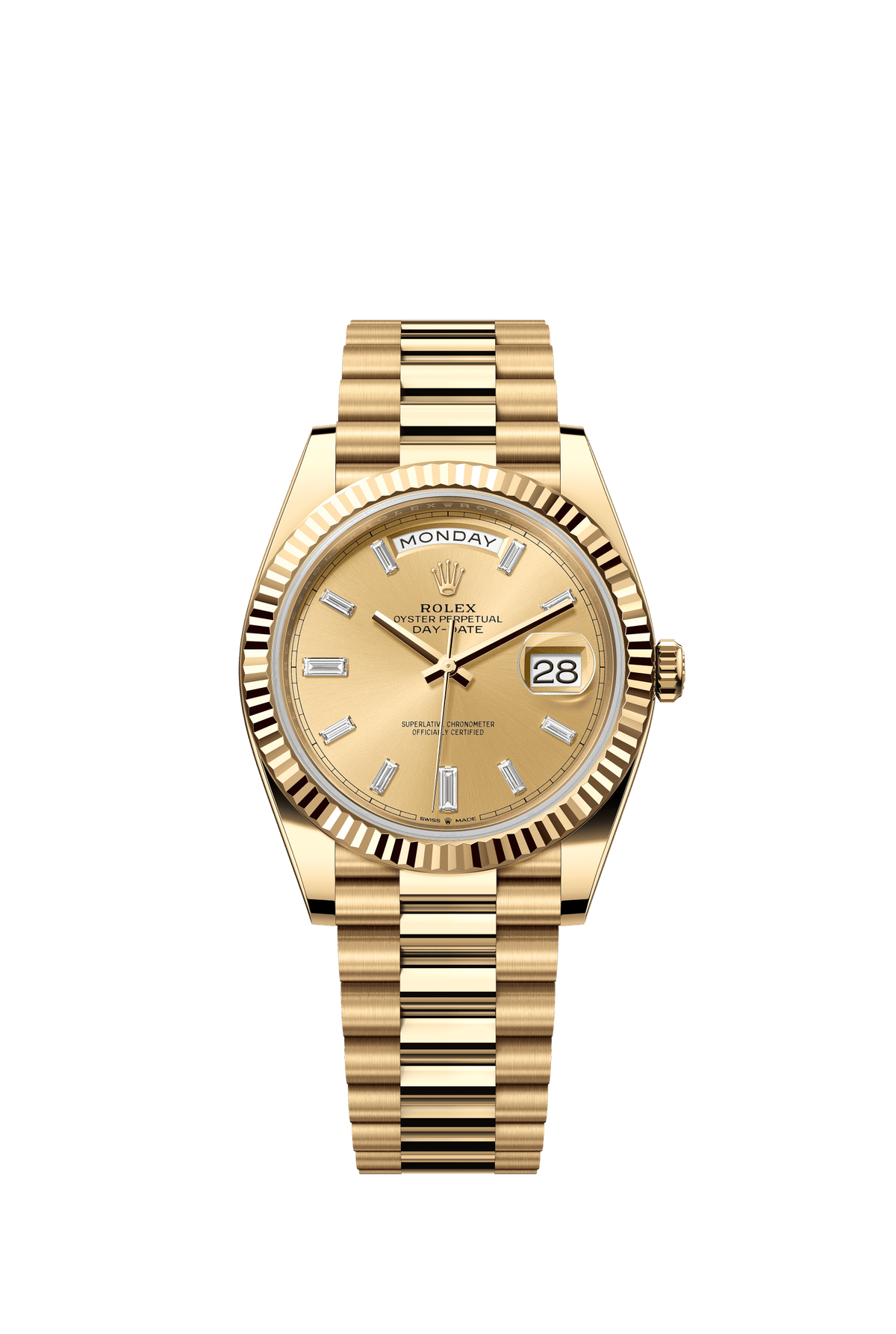 Rolex
Day-Date 36
Oyster, 36 mm, or jaune
RMC: M128238-0045