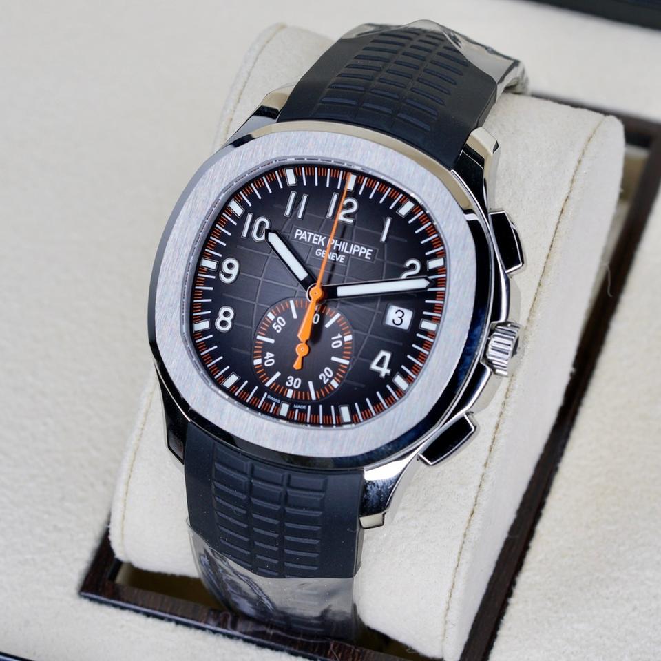 Patek Philippe Aquanaut
NEW 2026 Aquanaut 5968A-001 “ORANGE AQUA” Black Dial Orange Accents Stainless Steel Tropical Strap 42mm